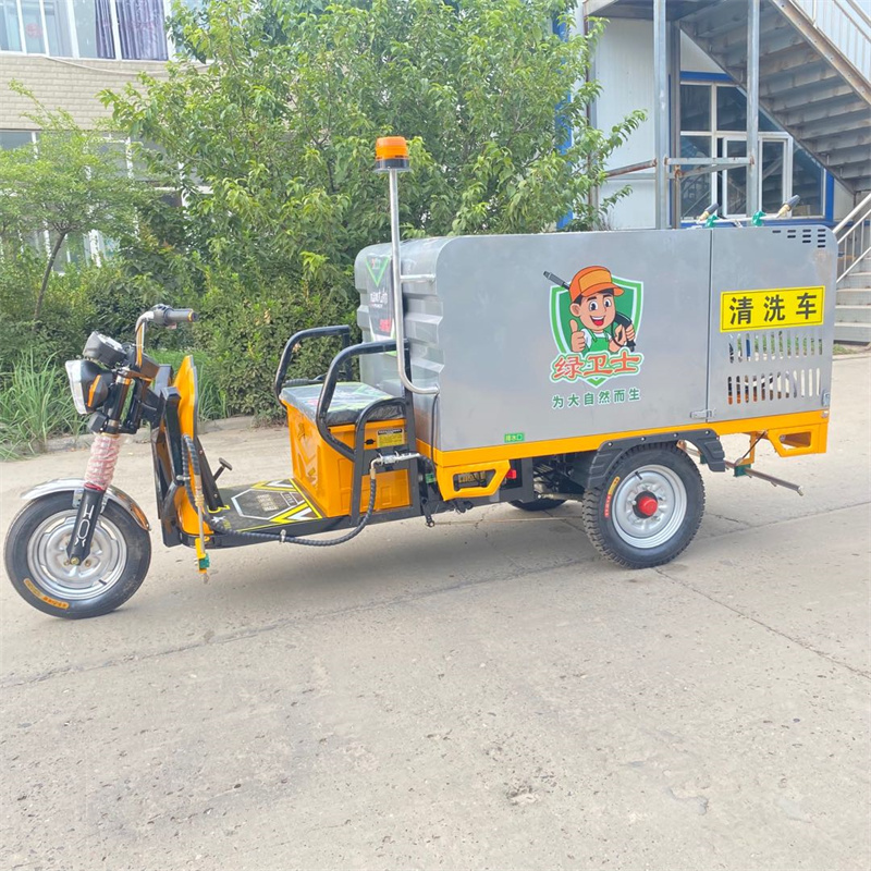 怀化电动高压冲洗车CX700A（不锈钢箱体）
